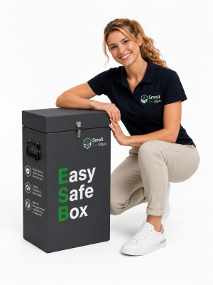 EasySafeBox – Die Produktion hat begonnen! - EasySafeBox in Produktion – Innovative Sicherheitsbox für Lithium-Akkus | SmoliTec