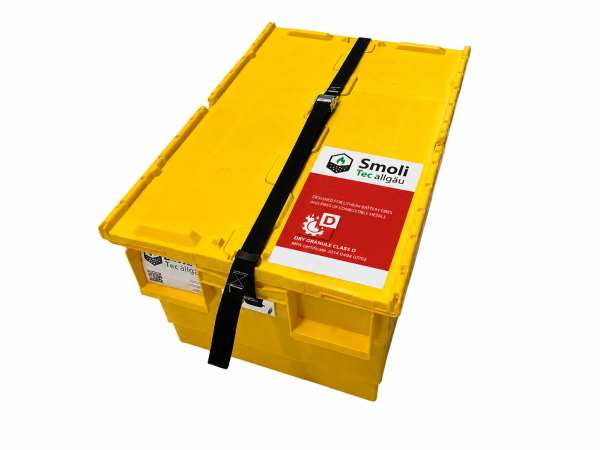 Reusable safety box for lithium batteries 600 x 400 x 310mm