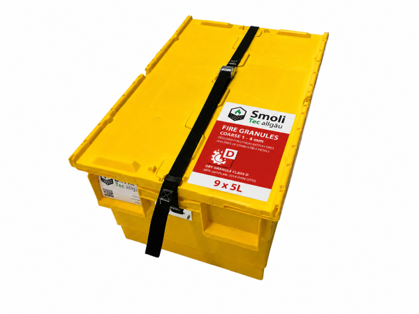 45l Extover® coarse in Sicherheitsbox V3 Lithium Akkus 600 x 400 x 300mm