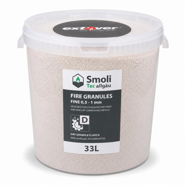 33l Extover® fine Kunststoffeimer Brandschutzgranulat