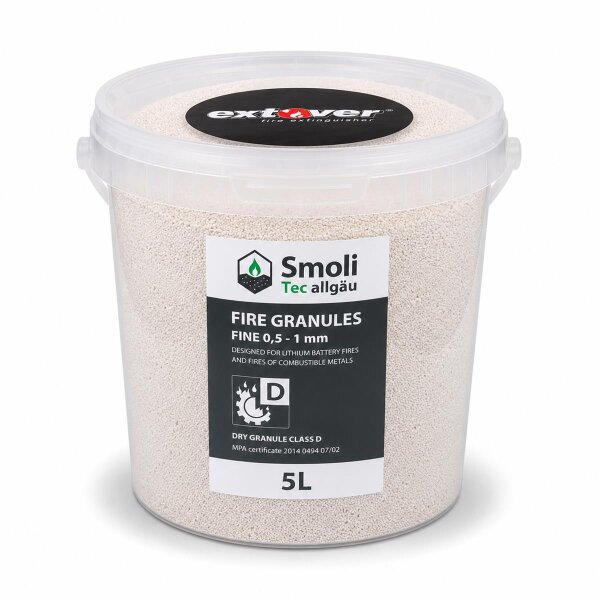 5l Extover® fine Kunststoffeimer Brandschutzgranulat
