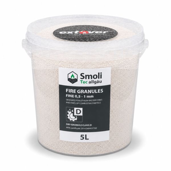 5l Extover® fine Kunststoffeimer Brandschutzgranulat