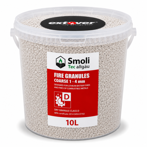 10l Extover® coarse Kunststoffeimer Brandschutzgranulat