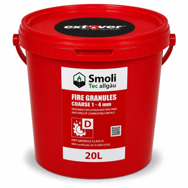 20l Extover® coarse plasticbucket fire extinguishing granulate