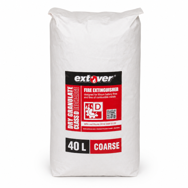 40l Extover® coarse bag fire extinguishing granulate